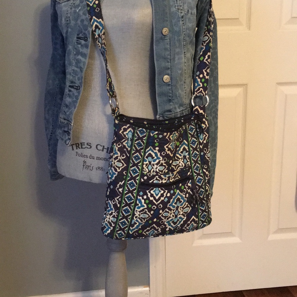 Vera Bradley Hipster Bag in Ink Blue